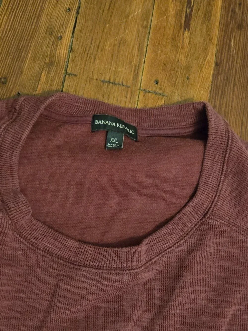Banana Republic XXL mens maroon sweater